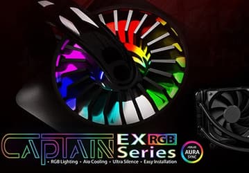 Подсветка систем жидкостного охлаждения Deepcool Captain EX RGB синхронизируется с системной платой