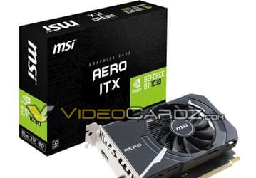 MSI готовит три видеокарты GeForce GT 1030, среди которых будет и модель с пассивным охлаждением