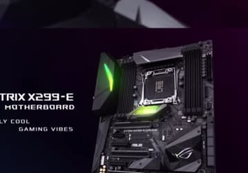 Плата Asus ROG Strix X299-E щедро украшена подсветкой