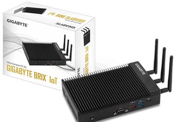 Промышленный мини-ПК Gigabyte GB-EKi3M-7100 оснащен двумя портами HDMI 2.0