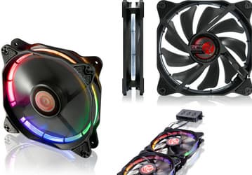 Корпусные вентиляторы Raijintek Aura 12 RGB комплектуются контроллером подсветки