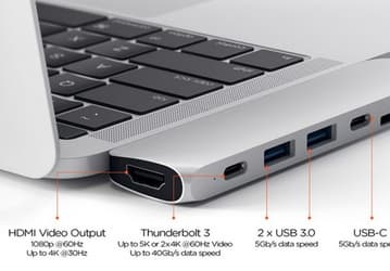 Адаптер Satechi Aluminum Type-C Pro Hub за 100 долларов наделит новые ноутбуки Apple MacBook Pro достаточным набором портов