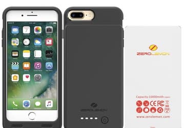 Ёмкость аккумулятора в чехле ZeroLemon для смартфона iPhone 7 Plus составляет 10 000 мА·ч