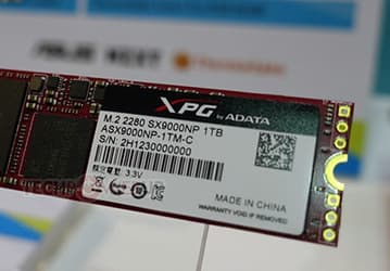 Adata продемонстрировала на Computex 2017 SSD XPG SX9000 типоразмера M.2