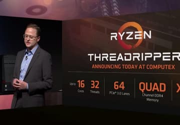 Все процессоры AMD Threadripper будут иметь 64 линии PCIe и четырёхканальный контроллер оперативной памяти