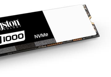 Твердотельные накопители Kingston KC1000 типоразмера M.2 поддерживают NVMe