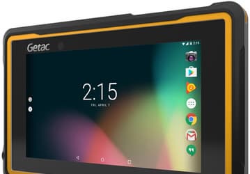 По мнению производителя, защищенный планшет Getac ZX70 хорошо подходит для работы одной рукой