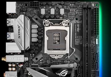 Материнская Asus ROG Strix B250I Gaming оснащена подсветкой и подходит для построения очень компактных ПК