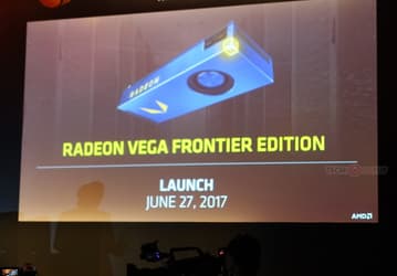 Названы сроки выхода 3D-карт AMD Radeon RX Vega и Radeon Vega Frontier Edition