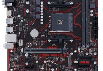 Материнская плата Asus Prime B350M-E совместима с процессорами AMD в исполнении AM4