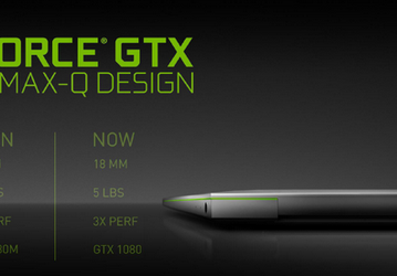 В рамках инициативы Nvidia Max-Q на рынке появятся игровые ноутбуки толщиной 18 мм с видеокартами GeForce GTX 1080