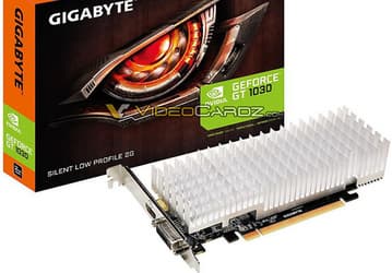 Партнеры Nvidia предложат несколько вариантов видеокарты GeForce GT 1030 с пассивным охлаждением