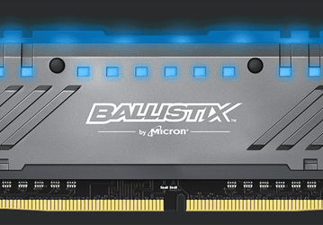 Свечение модулей памяти Ballistix Tactical Tracer DDR4 RGB зависит от температуры