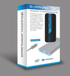 Sapphire анонсирует адаптеры, превращающие порт Thunderbolt 3 в два порта DisplayPort или HDMI 