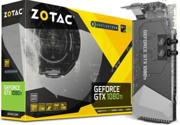 3D-карта Zotac GTX 1080 Ti ArcticStorm оснащена водоблоком