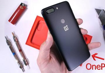 Сканер отпечатка пальцев у смартфона OnePlus 5T выполнен из керамики