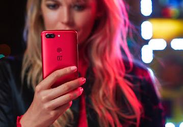 Представлен смартфон OnePlus 5T в цвете Lava Red