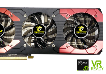 Видеокарта Manli GeForce GTX 1070Ti with Triple Cooler оснащена весьма крупной системой охлаждения