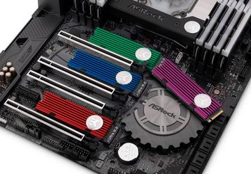 Радиаторы EK Water Blocks для твердотельных накопителей типоразмера M.2 доступны еще в четырех цветах
