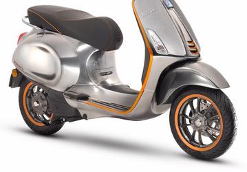 Скутеры Piaggio переходит на электротягу: анонсирован электромопед Vespa Elettrica
