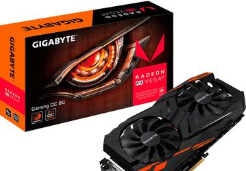 Ассортимент Gigabyte пополнили 3D-карты серии Radeon RX Vega Gaming OC WindForce 2X