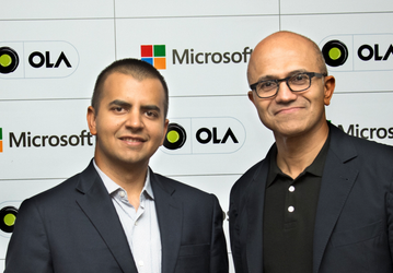 Microsoft поможет индийской компании Ola разработать платформу для подключённых авто