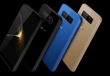 Meiigoo Note8 внешне копирует Samsung Galaxy Note8, при этом смартфон оснащен системой распознавания лиц пользователей