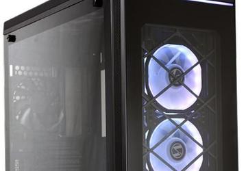 Корпус Lian Li Alpha 550 рассчитан на платы размером до E-ATX и украшен полноцветной подсветкой