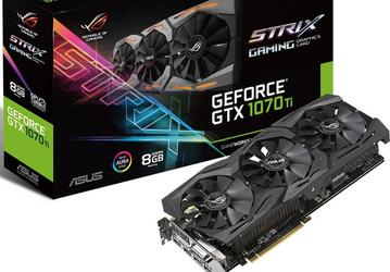 Старшая из моделей Asus GeForce GTX 1070 Ti уже доступна для предзаказа по цене 510 долларов