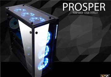 Четыре панели компьютерного корпуса Xigmatek Prosper изготовлены из закаленного стекла