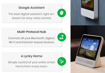 Lynky — первая умная АС с сенсорным экраном и Google Assistant