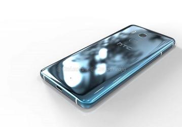 Компьютерная модель смартфона HTC U11 Plus демонстрирует дизайн новинки