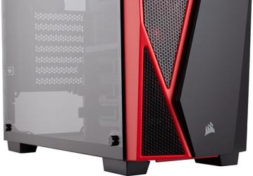 Боковая стенка нового варианта корпуса Corsair Carbide SPEC-04 изготовлена из стекла