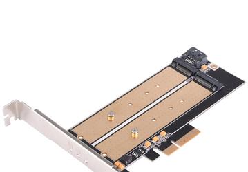 Карта расширения SilverStone ECM22 позволяет подключить к слоту PCIe x4 твердотельный накопитель типоразмера M.2