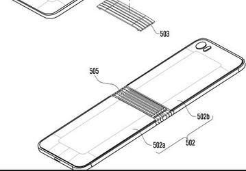 Появились новые эскизы смартфона Samsung со сгибающимся дисплеем