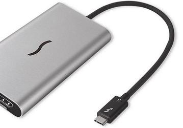 Адаптер Sonnet Thunderbolt 3 to Dual HDMI 2.0 может выводить картинку 4К с одного ПК на два дисплея