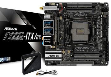 Материнская плата ASRock X299E-ITX/ac для процессоров Intel в исполнении LGA 2066 представлена официально