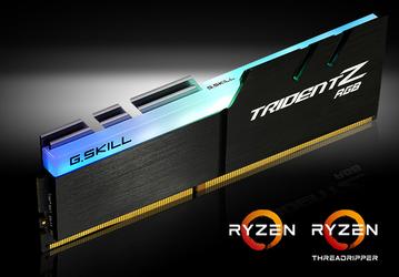 Символы TZRX в обозначении модулей памяти G.Skill Trident Z RGB указывают на «улучшенную совместимость» с процессорами AMD Ryzen и Ryzen Threadripper