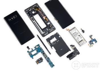Специалисты iFixit не поставили смартфону Samsung Galaxy Note8 высокий балл