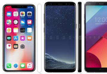Благодаря iPhone X доля смартфонов с экранами OLED в следующем году вырастет до 33%