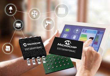Микросхема флэш-памяти Microchip SST26WF064C выдерживает 100 000 циклов перезаписи
