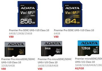 Карты памяти Adata Premier и Premier Pro получили маркировку A1