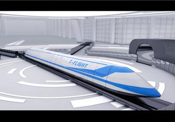 Китайцы строят поезд Hyperloop, скорость которого составит 1000 км/ч
