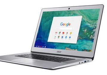 Новая модель хромбука Acer Chromebook 15 обзавелась портом USB-C и стоит 400 долларов
