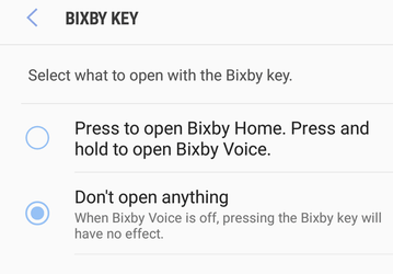 Samsung наконец-то позволила отключить кнопку Bixby 