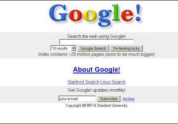 Домену Google.com исполнилось 20 лет