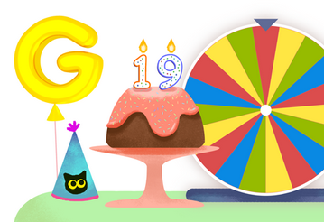 Google отмечает 19-летие