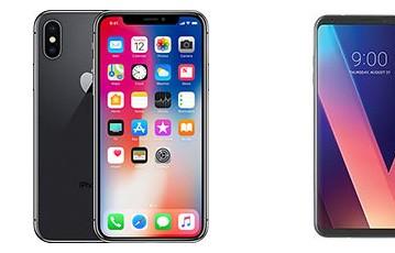 Смартфон iPhone X имеет меньшую эффективную площадь дисплея, чем LG V30 и Xiaomi Mi Mix 2