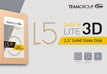 В твердотельных накопителях Team Group L5 Lite 3D используется память NAND с объемной компоновкой