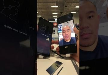 Технологию распознавания лиц в смартфоне Samsung Galaxy Note8 в сравнении с Galaxy S8 не улучшили